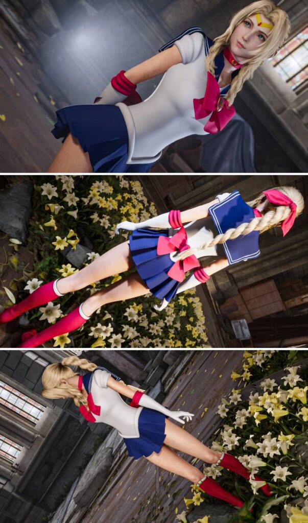 Aerith จาก FFVII ใช้พลังแห่งจันทรา แปลงร่างเป็น Sailor Moon 2 Aerith จาก FFVII ใช้พลังแห่งจันทรา แปลงร่างเป็น Sailor Moon