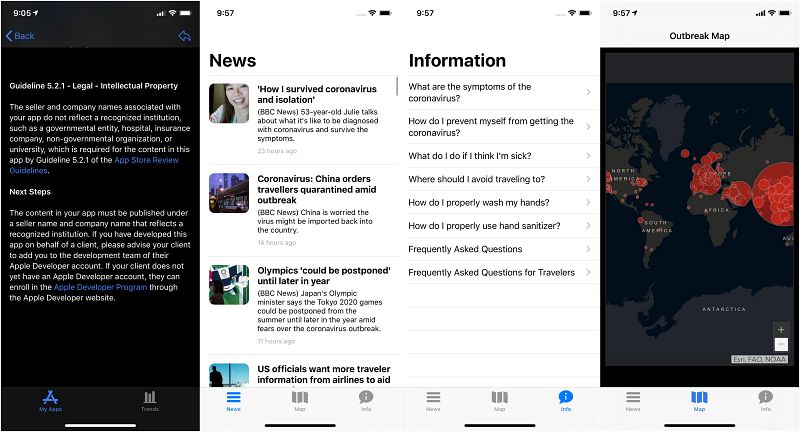 Apple จำกัดการปล่อยแอปใหม่ที่เกี่ยวข้องกับ COVID-19 บน App Store 2 Apple จำกัดการปล่อยแอปใหม่ที่เกี่ยวข้องกับ COVID-19 บน App Store