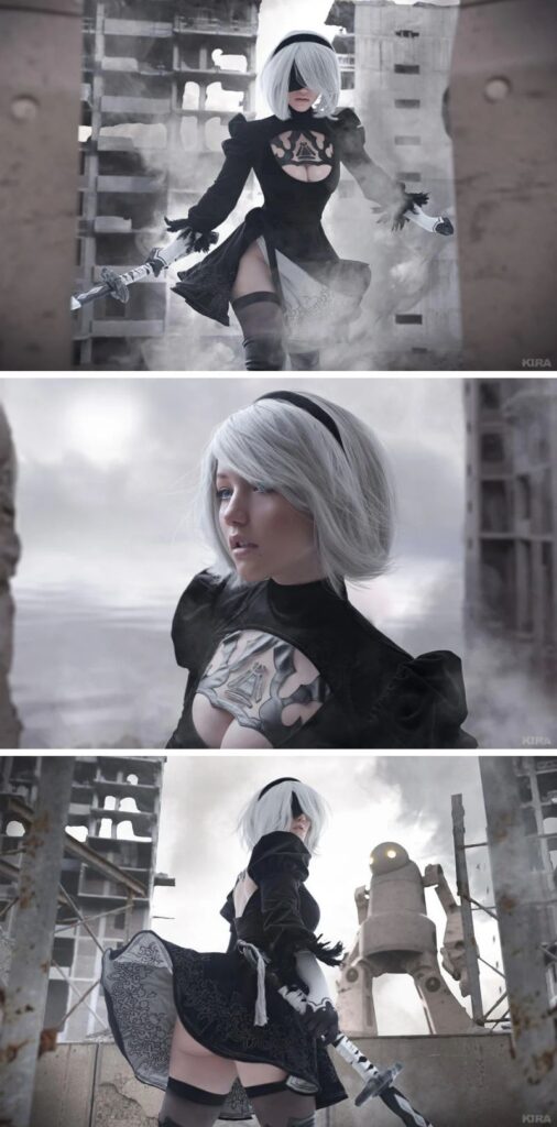 รวมพลังสาว ๆ แปลงโฉมเป็น 2B ปกป้องโลก! 2 รวมพลังสาว ๆ แปลงโฉมเป็น 2B ปกป้องโลก!