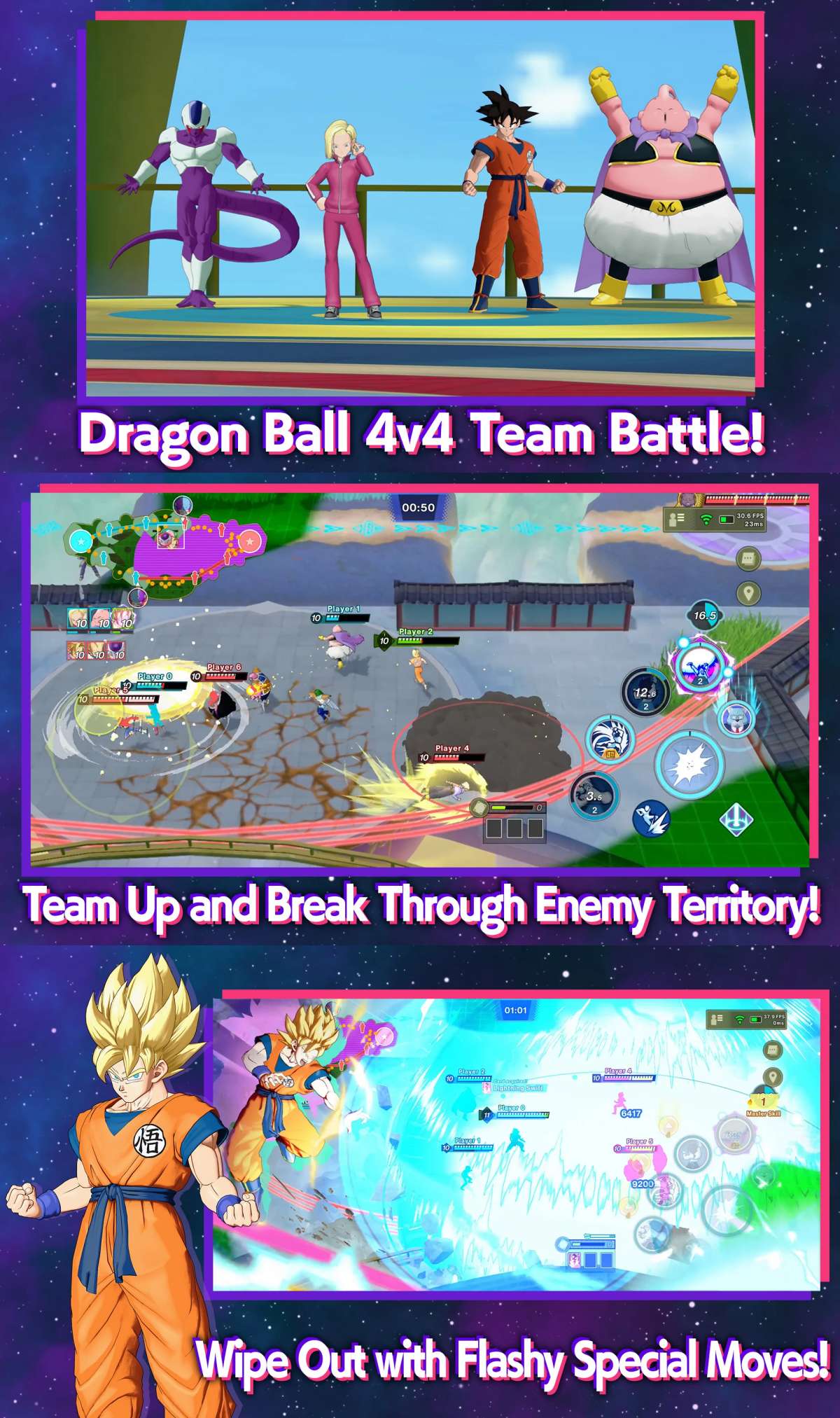 Dragon Ball Gekishin Squadra เปิดให้ทดสอบรอบ Network Test แล้ว 5 Dragon Ball Gekishin Squadra เปิดให้ทดสอบรอบ Network Test แล้ว