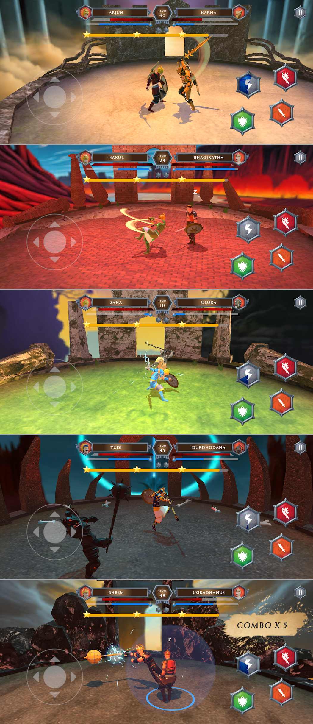 Fighter 3D Pandavas เปิดให้บริการบนสโตร์ไทยแล้ว 3 Fighter 3D Pandavas
