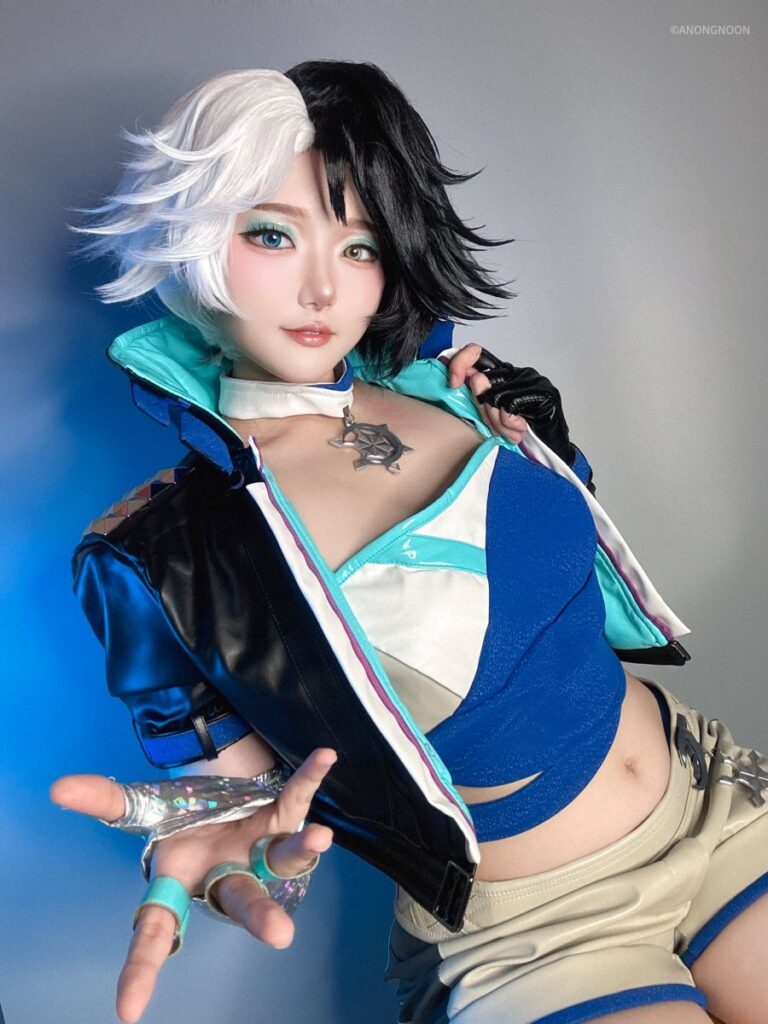 คุณนุ่นโชว์ความน่ารักในคอสเพลย์ Luna Snow จาก Marvel Rivals 2 Luna Snow Marvel Rivals Cosplay by Anongnoon