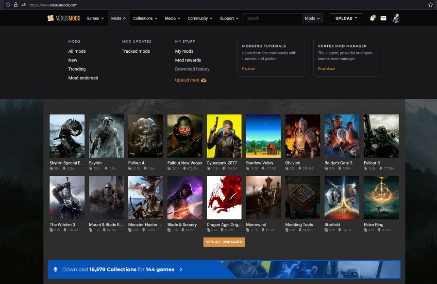 ผู้ก่อตั้งเว็บไซต์ Nexus Mods ประกาศวางมือจากการเป็นเจ้าของ 2 Nexus Mods