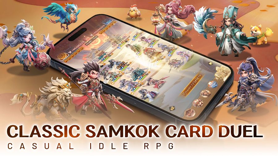 Samkok: New Force เกมมือถือ Card RPG ในธีมสามก๊ก 2 Samkok: New Force Announced