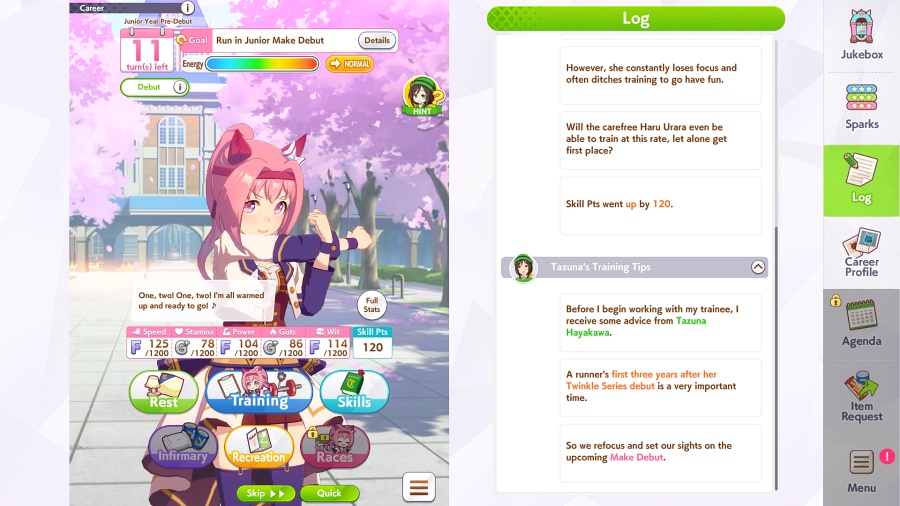 ข้อมูลเบื้องต้นในการเล่นโหมด Career ใน Umamusume: Pretty Derby 3 Umamusume Pretty Derby Career Tips