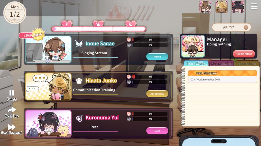 V-LOVER รับบทผู้จัดการ VTuber และสร้างความสัมพันธ์สุดแซ่บกับสาว ๆ 5 V-LOVER Announced