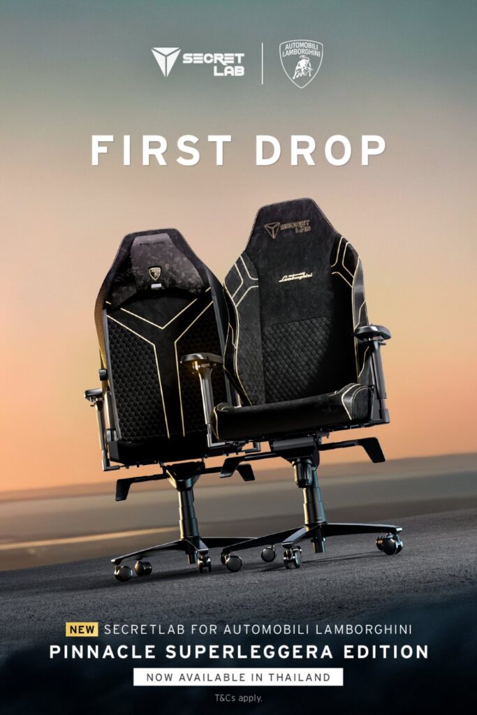 Secretlab เปิดตัวเก้าอี้ “Pinnacle Superleggera” รุ่นลิมิเต็ดจากความร่วมมือกับ Automobili Lamborghini 5 Secretlab เปิดตัวเก้าอี้ “Pinnacle Superleggera” รุ่นลิมิเต็ดจากความร่วมมือกับ Automobili Lamborghini