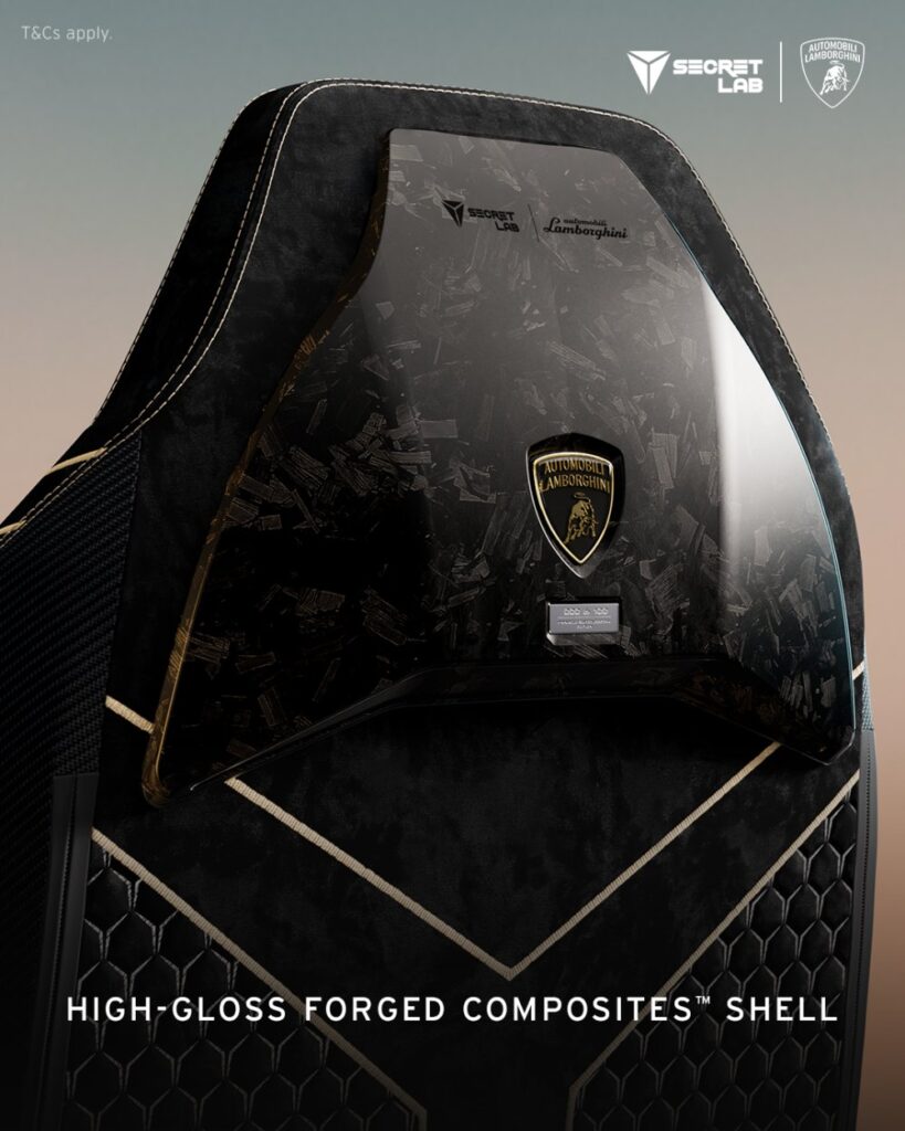 Secretlab เปิดตัวเก้าอี้ “Pinnacle Superleggera” รุ่นลิมิเต็ดจากความร่วมมือกับ Automobili Lamborghini 2 Secretlab เปิดตัวเก้าอี้ “Pinnacle Superleggera” รุ่นลิมิเต็ดจากความร่วมมือกับ Automobili Lamborghini