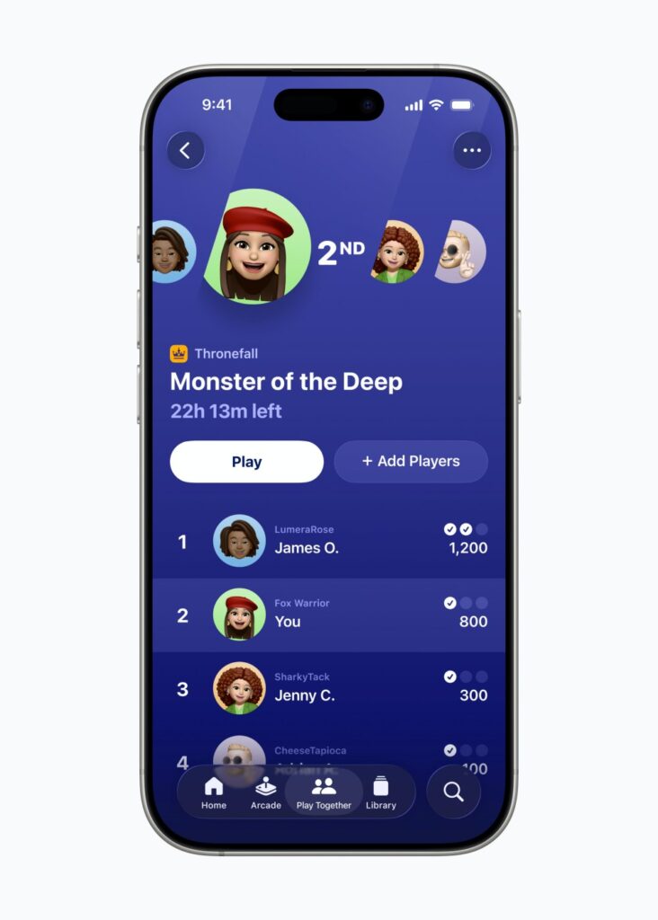 ขอแนะนำแอป Apple Games