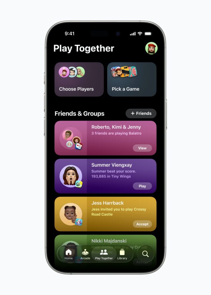 ขอแนะนำแอป Apple Games