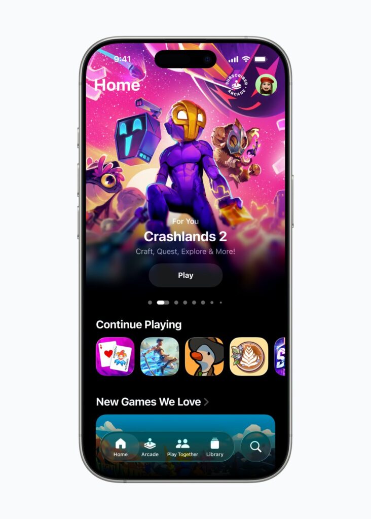 ขอแนะนำแอป Apple Games