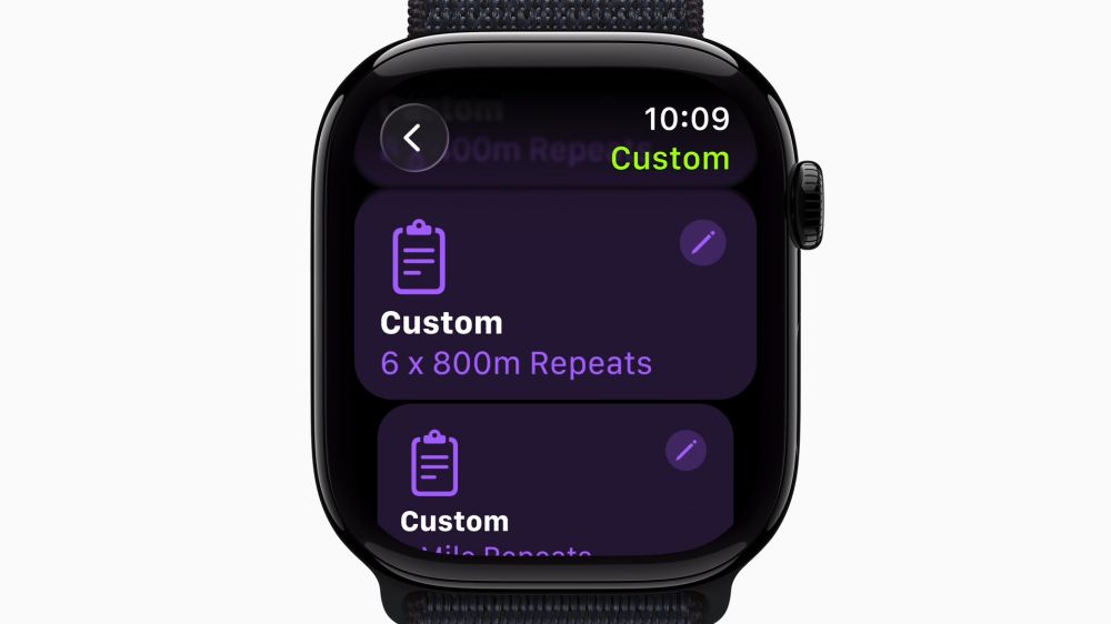 watchOS 26 มอบทางเลือกในการปรับแต่งที่หลากหลายยิ่งขึ้นเพื่อให้ผู้ใช้แอ็คทีฟ มีสุขภาพดี และต่อติดกับทุกเรื่องอยู่เสมอ 5 watchOS 26 มอบทางเลือกในการปรับแต่งที่หลากหลายยิ่งขึ้นเพื่อให้ผู้ใช้แอ็คทีฟ มีสุขภาพดี และต่อติดกับทุกเรื่องอยู่เสมอ