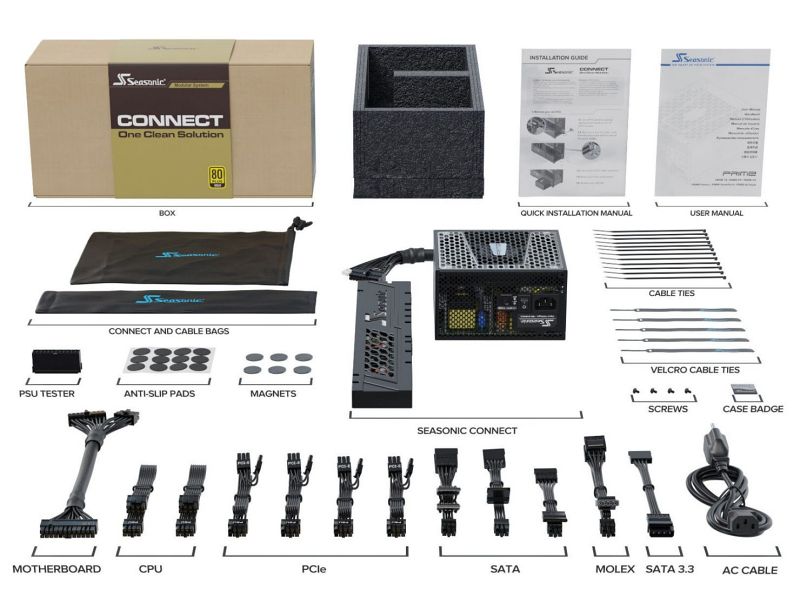 Seasonic เปิดตัว PSU ที่มาพร้อมการเก็บสายในตัว 2 Seasonic เปิดตัว PSU ที่มาพร้อมการเก็บสายในตัว