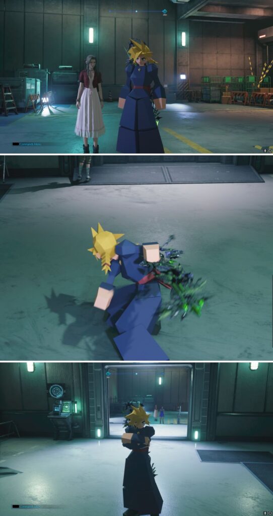 ตะลุย Midgar ใน FFVIIR ไปกับ Cloud ใส่เดรสเวอร์ชั่นโพลิกอน 2 ตะลุย Midgar ใน FFVIIR ไปกับ Cloud ใส่เดรสเวอร์ชั่นโพลิกอน