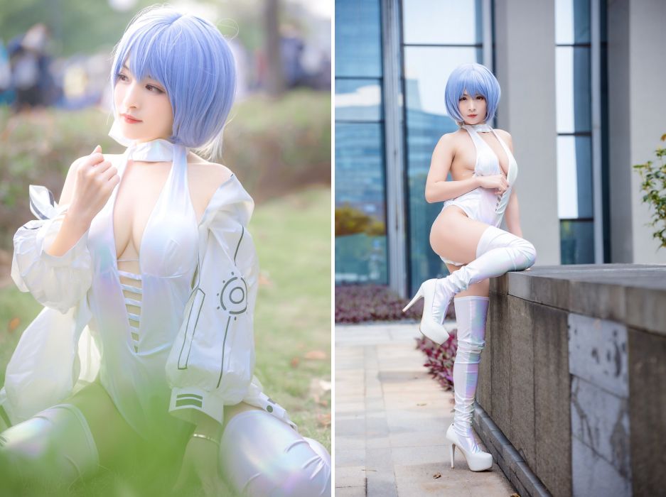 เมื่อ Rei จาก Evangelion สลัด Plugsuit มาใส่ชุดเดรสสุดแซ่บ 5 เมื่อ Rei จาก Evangelion สลัด Plugsuit มาใส่ชุดเดรสสุดแซ่บ