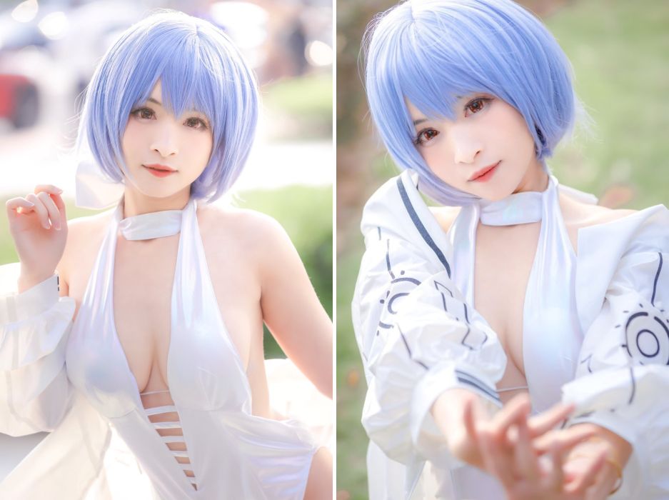 เมื่อ Rei จาก Evangelion สลัด Plugsuit มาใส่ชุดเดรสสุดแซ่บ 3 เมื่อ Rei จาก Evangelion สลัด Plugsuit มาใส่ชุดเดรสสุดแซ่บ