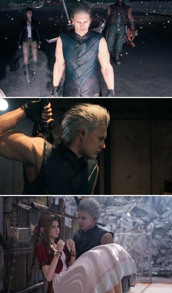 เมื่อ Vergil เปลี่ยนอาชีพมาเป็นทหารรับจ้างใน FFVIIR 2 เมื่อ Vergil เปลี่ยนอาชีพมาเป็นทหารรับจ้างใน FFVIIR