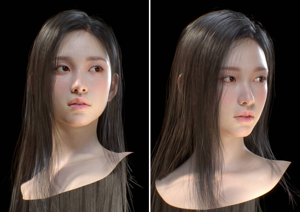 JiU ไอดอลสาวเสมือนจริงจากฝีมือนักออกแบบงาน 3D ชาวเกาหลีใต้ 3 JiU ไอดอลสาวเสมือนจริงจากฝีมือนักออกแบบงาน 3D ชาวเกาหลีใต้