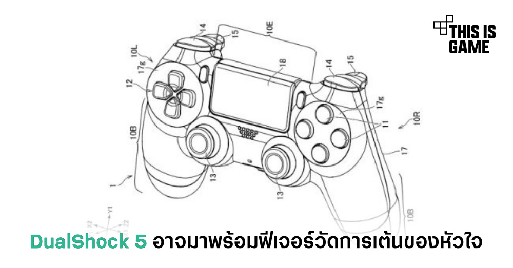 DualShock 5 อาจรองรับการวัดอัตราการเต้นของหัวใจ 1 DualShock 5 อาจรองรับการวัดอัตราการเต้นของหัวใจ