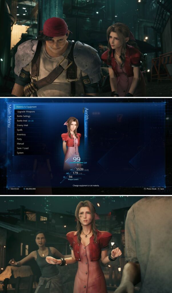 เปลี่ยนชุด Aerith ใน FFVIIR ให้เป็นชุด FFVII ดั้งเดิม 2 เปลี่ยนชุด Aerith ใน FFVIIR ให้เป็นชุด FFVII ดั้งเดิม