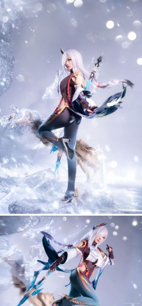 คอสเพลย์ Shenhe สวยงามราวกับหลุดมาจากนิยายจีน 7 คอสเพลย์ Shenhe สวยงามราวกับหลุดมาจากนิยายจีน