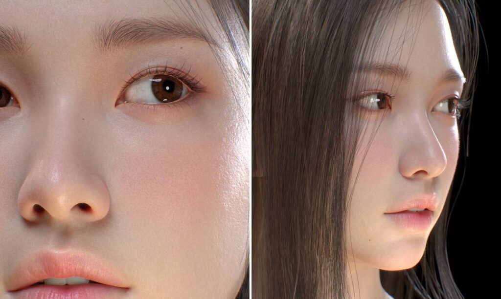 JiU ไอดอลสาวเสมือนจริงจากฝีมือนักออกแบบงาน 3D ชาวเกาหลีใต้ 4 JiU ไอดอลสาวเสมือนจริงจากฝีมือนักออกแบบงาน 3D ชาวเกาหลีใต้