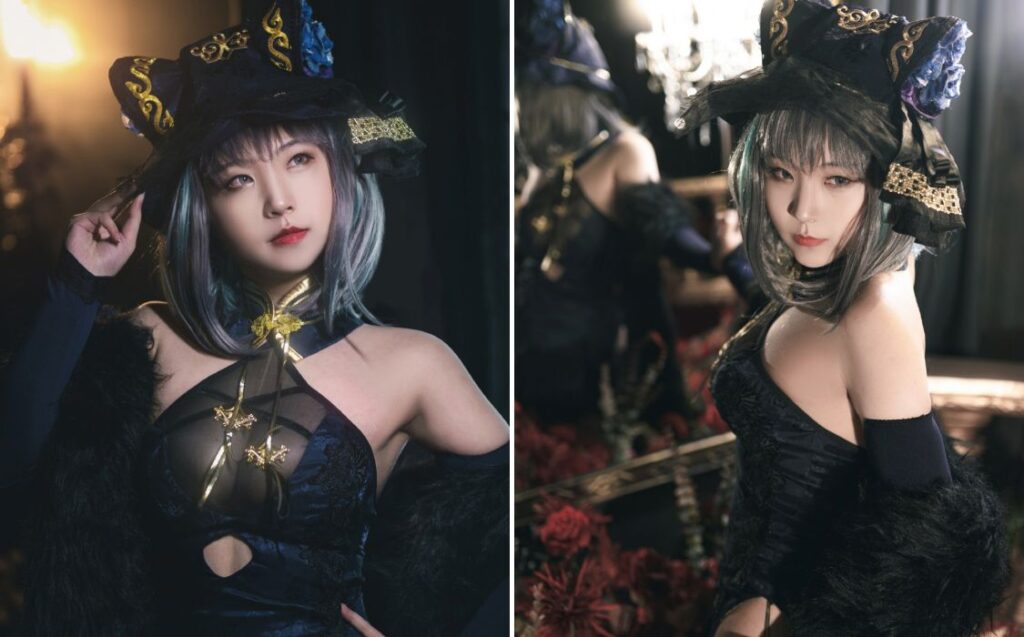 คอสเพลย์ Cheshire จาก Azur Lane ในสไตล์ชุดดำสุดแซ่บ 2 คอสเพลย์ Cheshire จาก Azur Lane ในสไตล์ชุดดำสุดแซ่บ