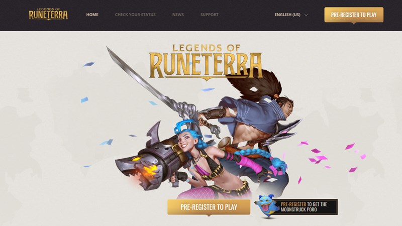 แนะนำวิธีการสมัครและเข้าเล่นเกม Legends of Runeterra (นอกโซน SEA)