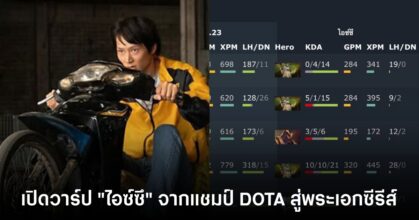ไม่ใช่เล่น ๆ เปิดวาร์ป "ไอซ์ซึ" จากแชมป์ DOTA สู่พระเอกซีรีส์ 