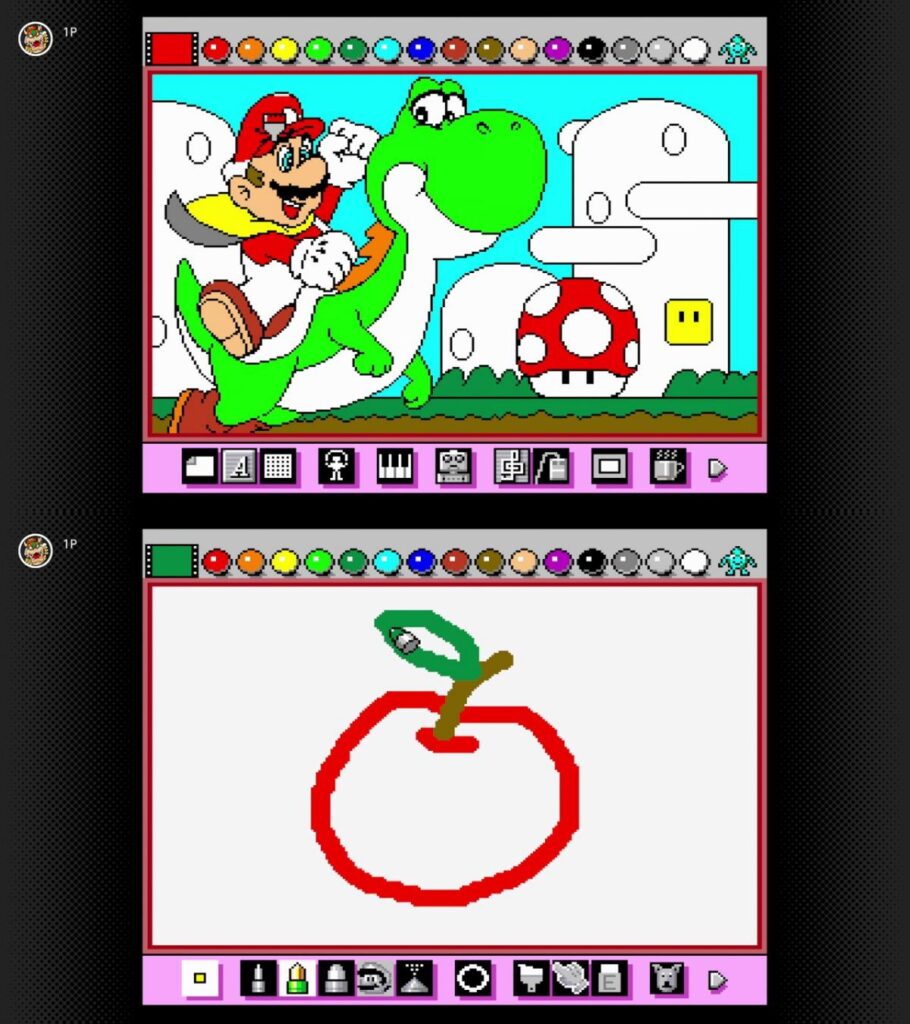 Mario Paint เปิดให้ดาวน์โหลดแล้ววันนี้บน Nintendo Switch 1/2 2 Mario Paint เปิดให้ดาวน์โหลดแล้ววันนี้บน Nintendo Switch 1/2