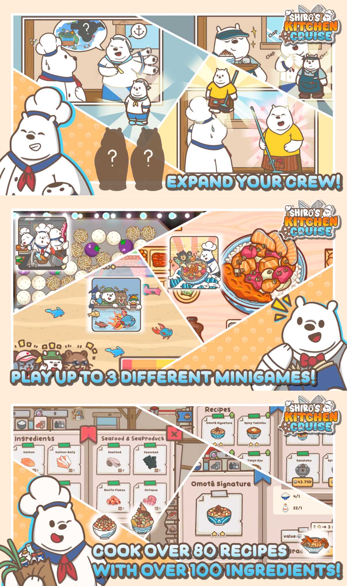 Shiro’s Kitchen Cruise เปิดให้บริการบนสโตร์ไทยแล้ว 6 Shiro’s Kitchen Cruise เปิดให้บริการบนสโตร์ไทยแล้ว