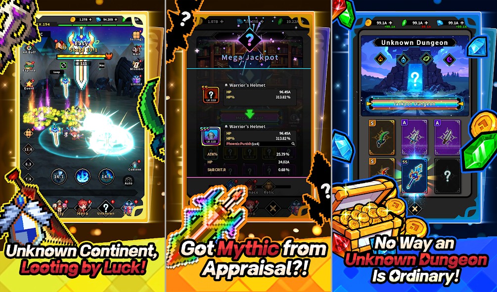Hidden Heroes: Fortune Dungeon เปิดให้บริการบนสโตร์ไทยแล้ว 3 Hidden Heroes