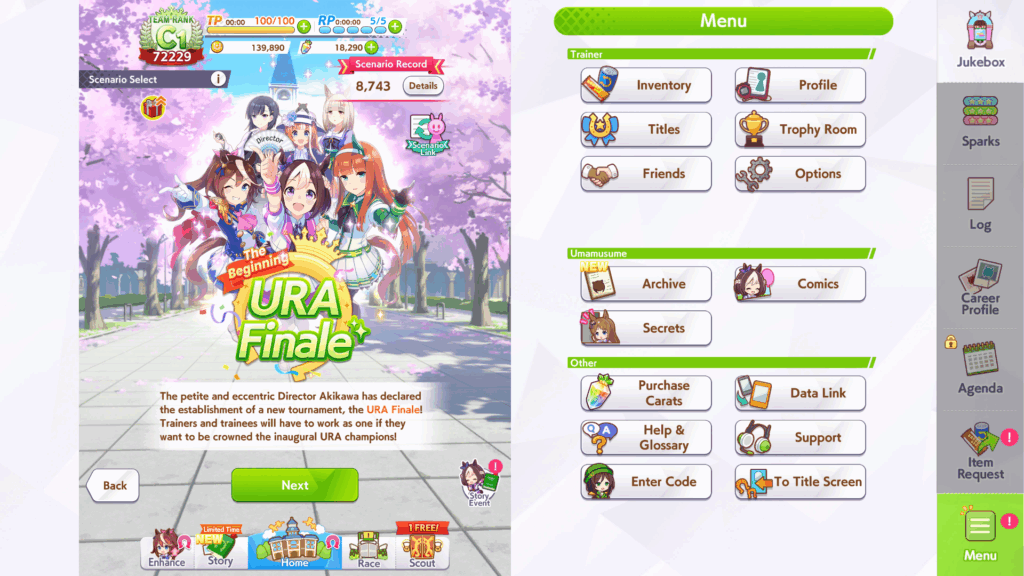 11 แหล่งฟาร์มเพชรตอนต้นเกม Umamusume: Pretty Derby