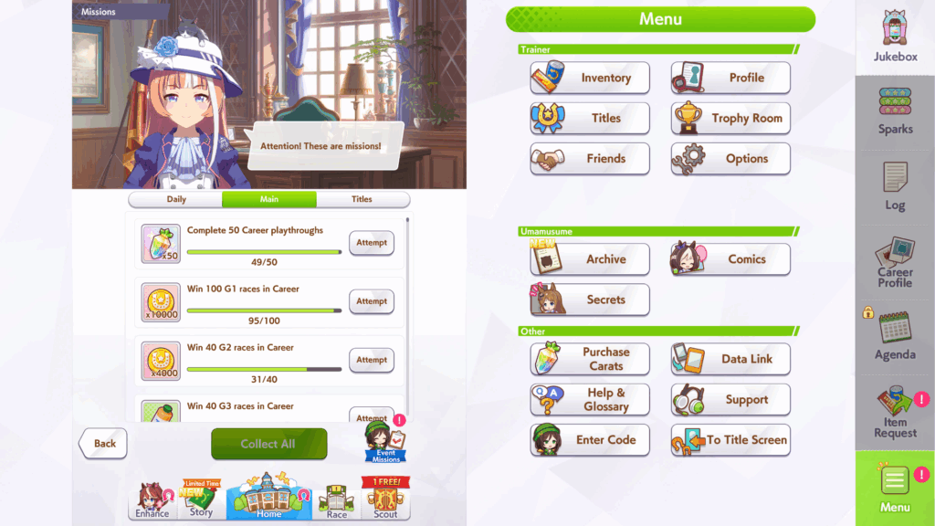 11 แหล่งฟาร์มเพชรตอนต้นเกม Umamusume: Pretty Derby