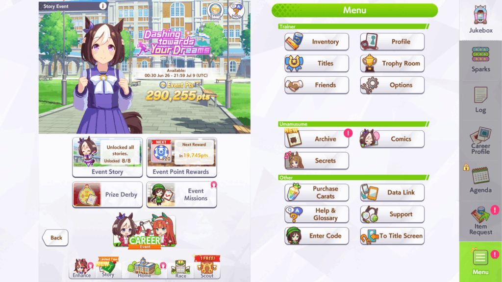 11 แหล่งฟาร์มเพชรตอนต้นเกม Umamusume: Pretty Derby