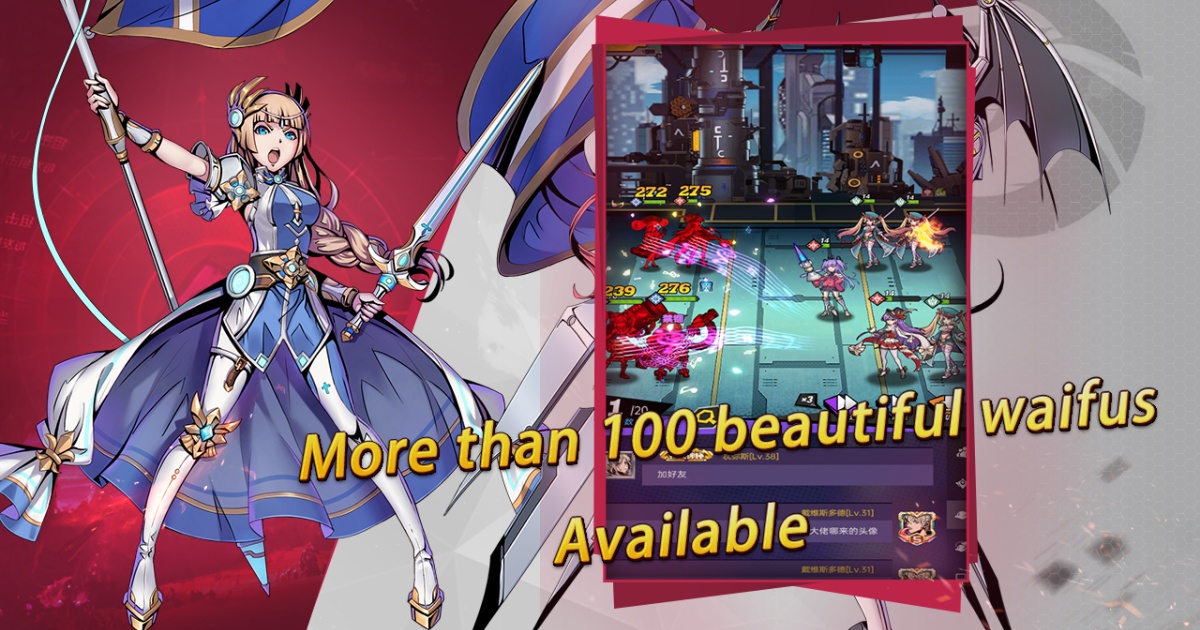 Anime Waifus: Chrono Quest เกมการ์ดกลยุทธ์แบบ 7v7 สุดมันส์ที่มาพร้อมอนิเมะสาวสวยสุดล้ำ 1 Anime Waifus: Chrono Quest Announced