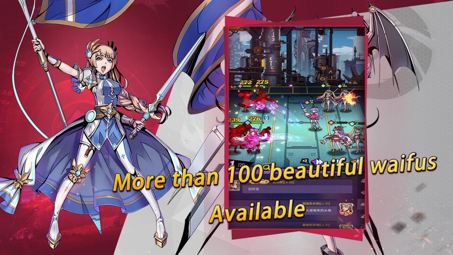 Anime Waifus: Chrono Quest เกมการ์ดกลยุทธ์แบบ 7v7 สุดมันส์ที่มาพร้อมอนิเมะสาวสวยสุดล้ำ 6 Anime Waifus: Chrono Quest Announced
