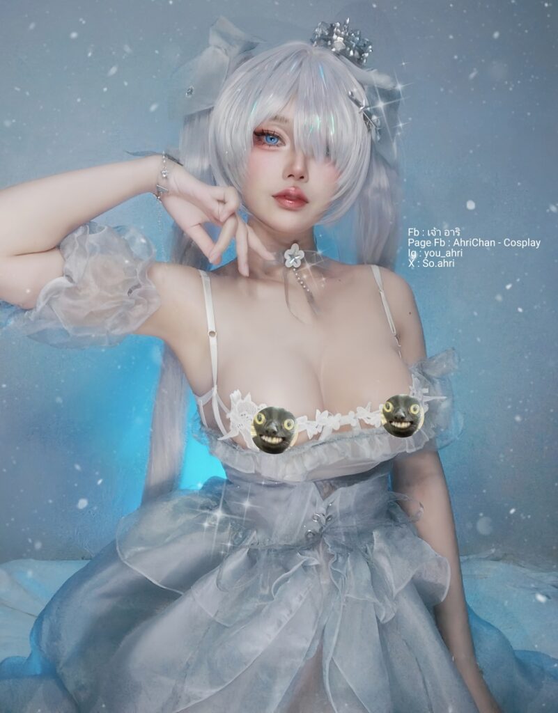คุณอาริคอสเพลย์ Cinderella จาก NIKKE สวยแซ่บอีกแล้ว! 3 Cinderella NIKKE Cosplay by Ahri