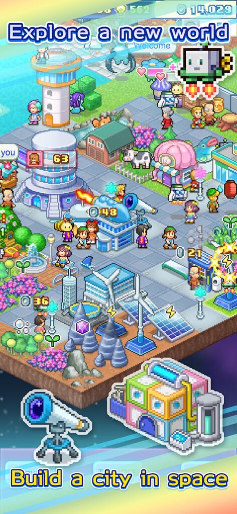 Final Frontier Story เกมมือถือสร้างเมืองอวกาศสุดอบอุ่นดูดวิญญาณจาก Kairosoft 6 Final Frontier Story Announced