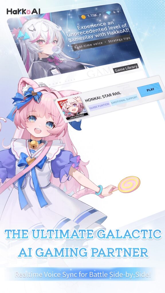 HakkoAI สาว AI สายซัพพอร์ตสำหรับเกมเมอร์ พร้อมให้ใช้งานบนมือถือสโตร์ไทยและพีซีแล้ว 7 HakkoAI AI For Gamer