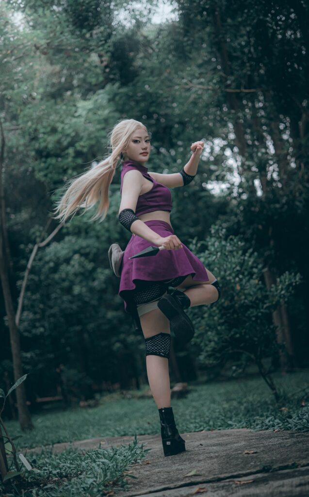คุณข้าวโพดคอสเพลย์ Ino จาก Naruto ได้สวยเป๊ะ 2 Ino Naruto Cosplay by Khaw Phod