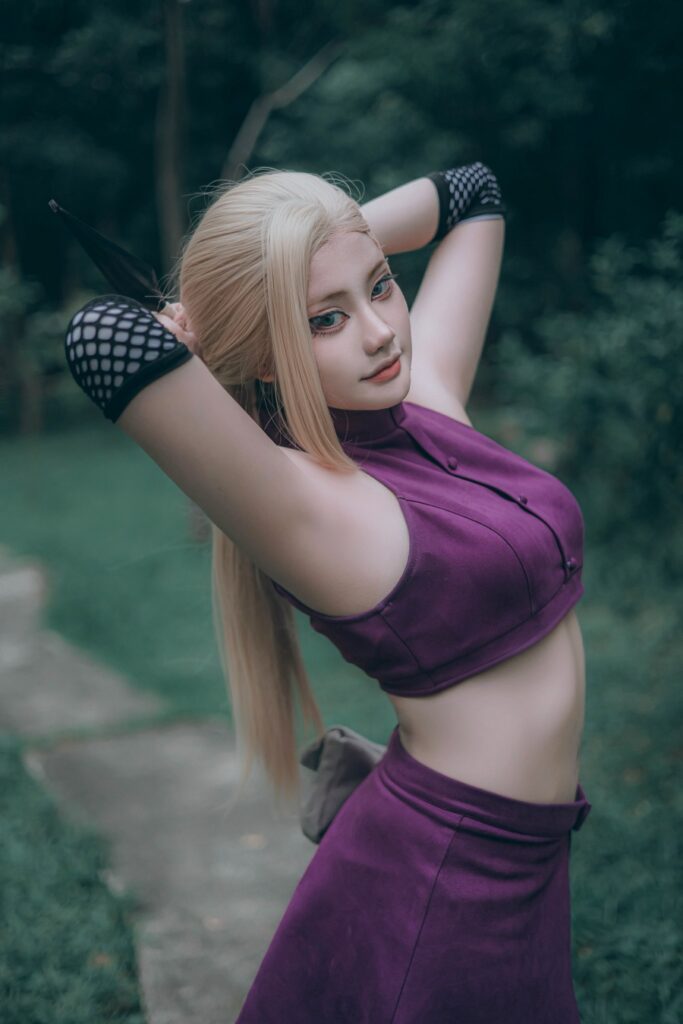 คุณข้าวโพดคอสเพลย์ Ino จาก Naruto ได้สวยเป๊ะ 6 Ino Naruto Cosplay by Khaw Phod