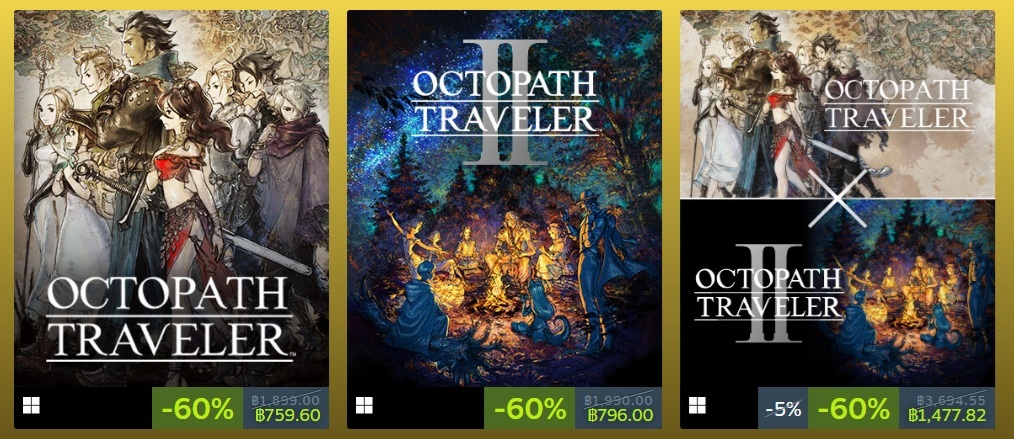 Steam จัดลดราคาแฟรนไชส์ Octopath Traveler ถึง 60% 2 Octopath Traveler 60 per off
