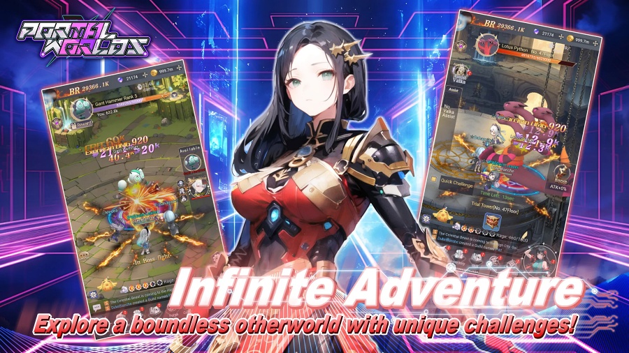 Portal Worlds เกมมือถือ Idle RPG สาวจักรกลสุดแซ่บในโลกหลังหายนะ 7 Portal Worlds Announced