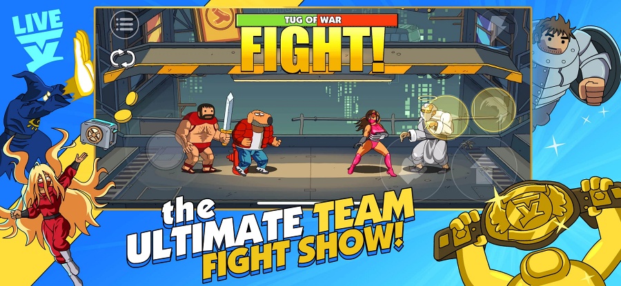 Punch TV: Ultimate Fight Show เกมมือถือแอ็กชั่นสุดปั่นรวมพลนักสู้กว่า 55 ตัว 5 Punch TV Ultimate Fight Show Announced