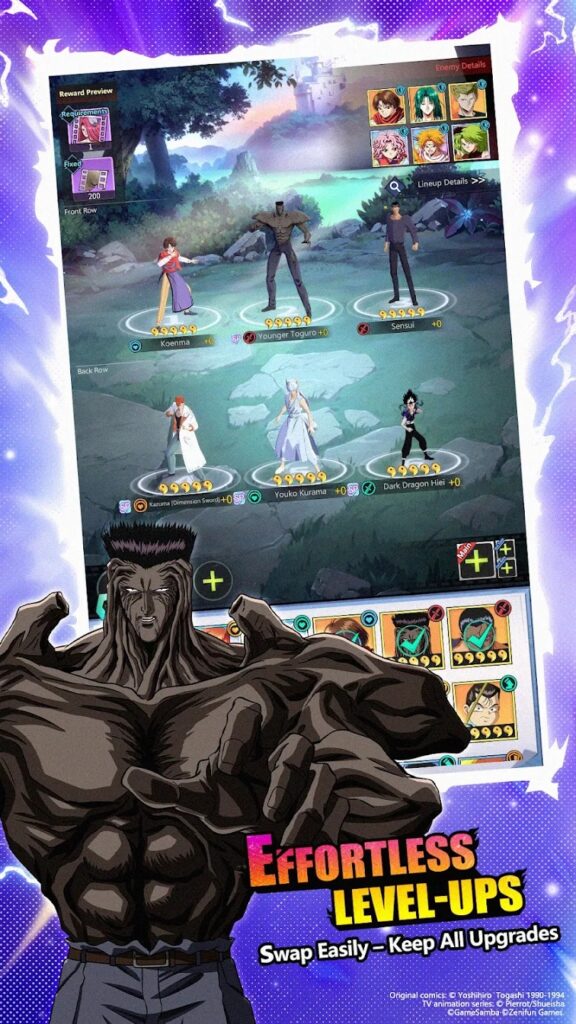 YuYu Hakusho: Slugfest เกมมือถือ RPG สะสมตัวละครจากอนิเมะ 'คนเก่งฟ้าประทาน' 7 YuYu Hakusho: Slugfest Announced