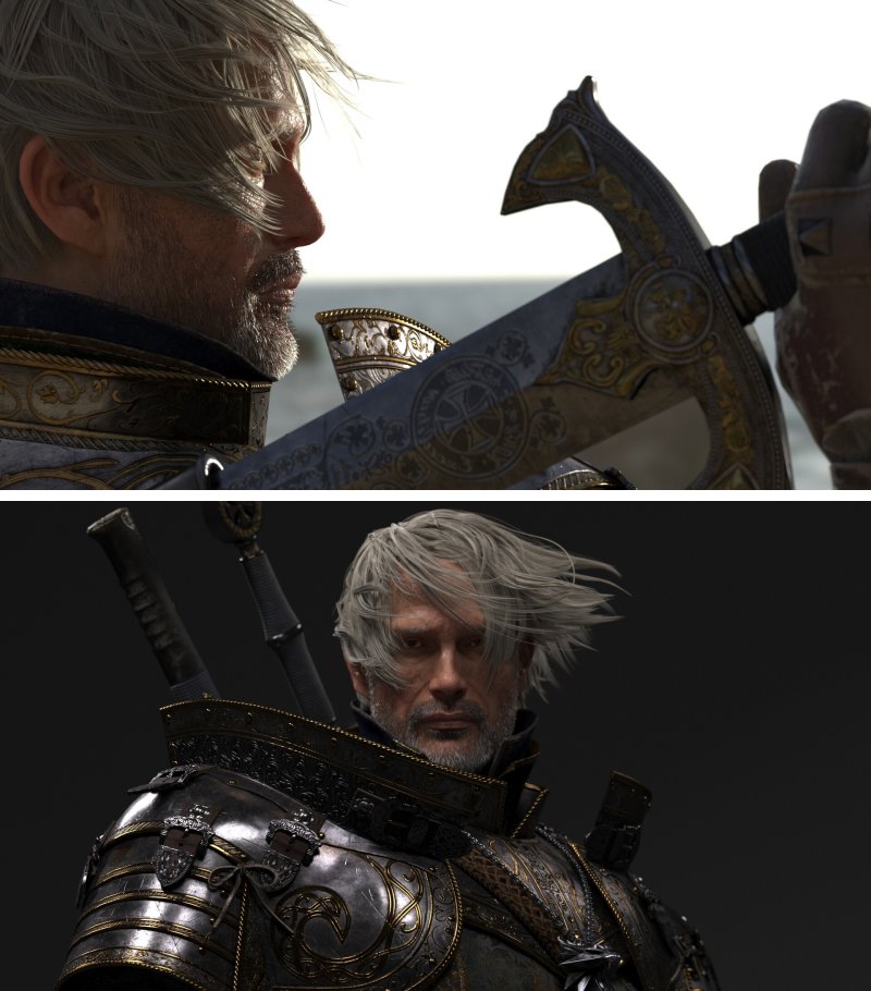 แฟนเกมเผยผลงาน ‘หาก Mads Mikkelsen กลายเป็น Witcher’