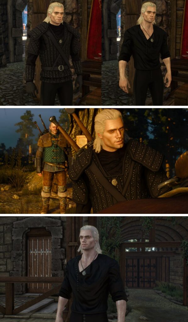 ม็อดแปลงโฉม Geralt ใน The Witcher 3 ให้ป็น Henry Cavill แบบ Netflix