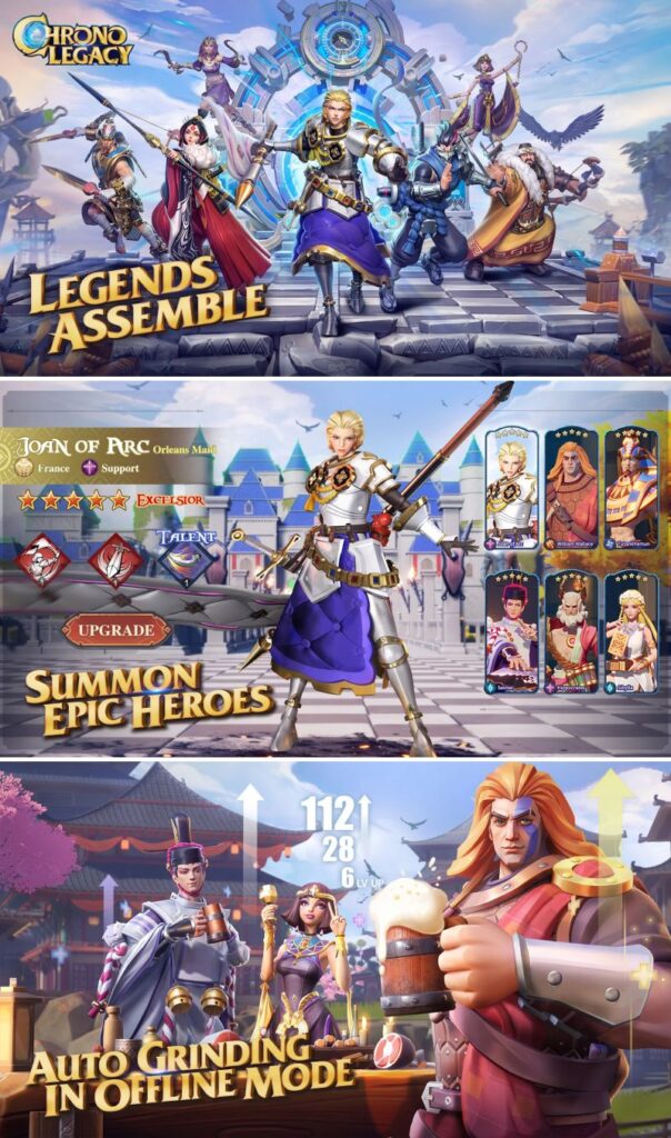 Chrono Legacy: Strategy RPG เกม Idle RPG เปิดให้เล่นบนสโตร์ไทยแล้ววันนี้