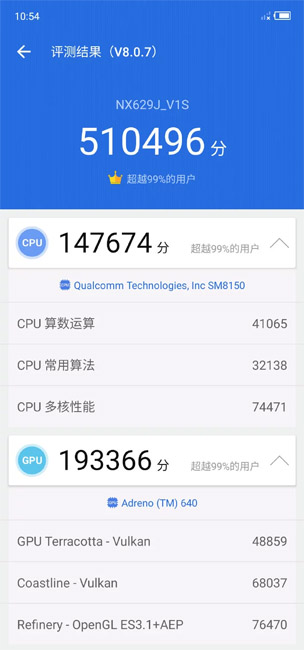 ของแรง ! Nubia Red Magic 3S ได้คะแนนสูงสุดใน AnTuTu 2 ของแรง ! Nubia Red Magic 3S ได้คะแนนสูงสุดใน AnTuTu